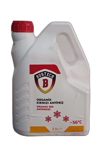 burtech Organik Kırmızı Antifriz -56°c 3 Lt