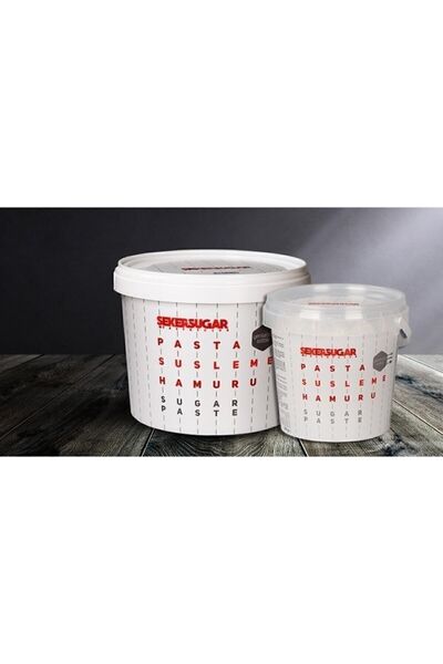 ŞEKER & SUGAR Şeker Sugar Şeker Hamuru 2,5 Kg Beyaz