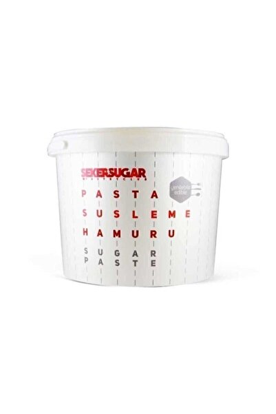 ŞEKER & SUGAR Şeker Sugar Şeker Hamuru 2,5 Kg Beyaz