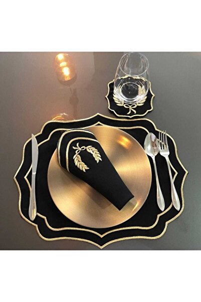 silk 2'li Bohem Amerikan Servis Seti | Ev Hediyesi | Çeyiz | Bardak Altı | Na...