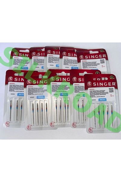 SİNGER SINGER 2020 90/14 Compatible Number Sewing Machine Needle 10 Pack Advantageous