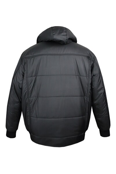 marufshop Large Size Black Thick Winter Coat - Suitable for Decons between 125-230 Kilo