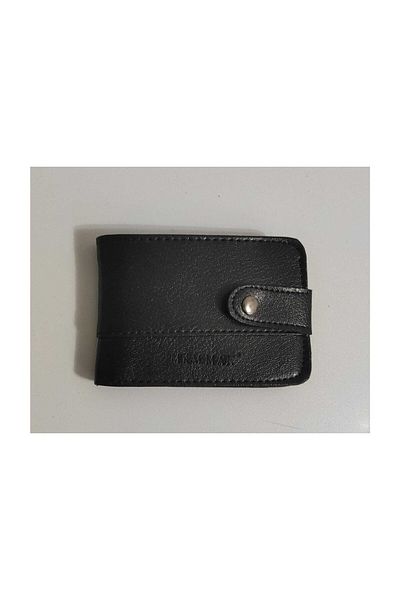 MKM Lamazihome Black Men's Wallet Card Holder