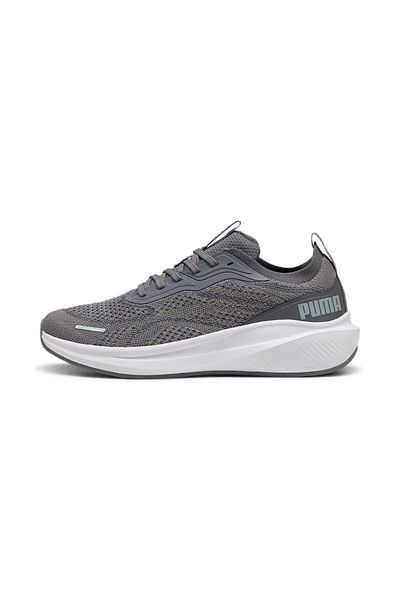 Puma Skyrocket Lite - Puma Białe i Ciemnoszare Inżynieryjne Fajne Buty