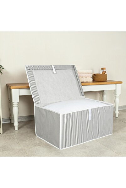 ALAS mirayyhome Organizator multifuncțional Maxi Cutie cu dungi 50x40x30