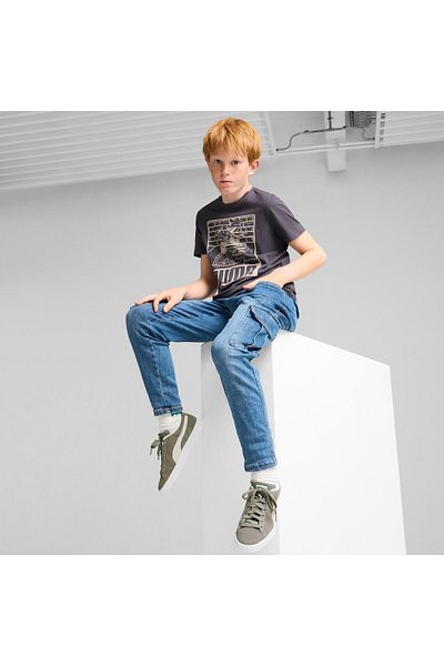 Puma Kids ESS+ MID 90s Teen Graphic T-Shirt