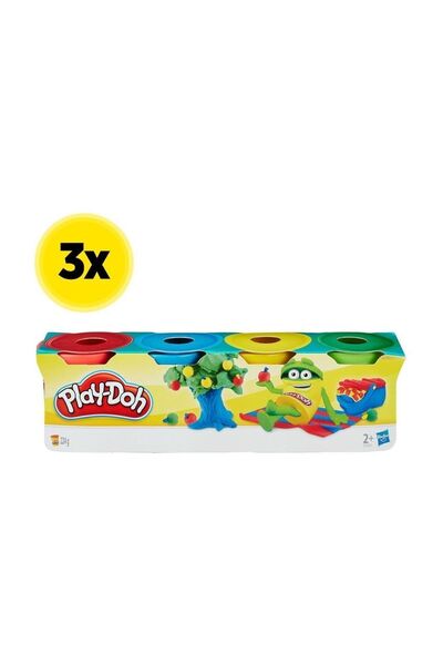 Play Doh بلاي دوه ميني 4 عبوات عجين × 3 قطع