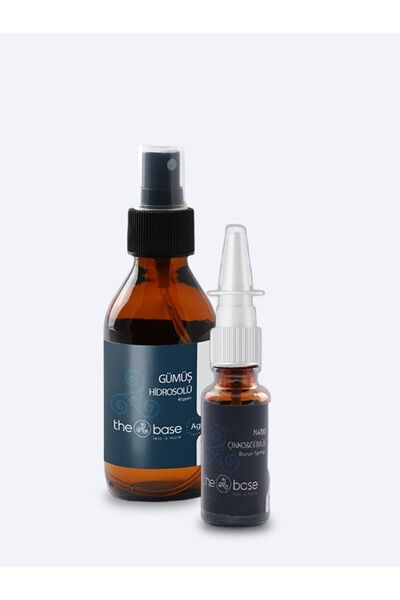 the base less is more Gümüş Hidrosolü Sprey 100 ml Ve Çinko&gümüş Burun Sprey...
