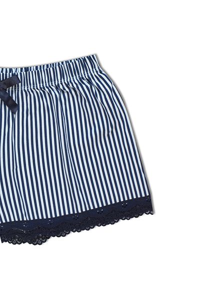 HNX Lace Leg Cotton Women's Pajama Shorts