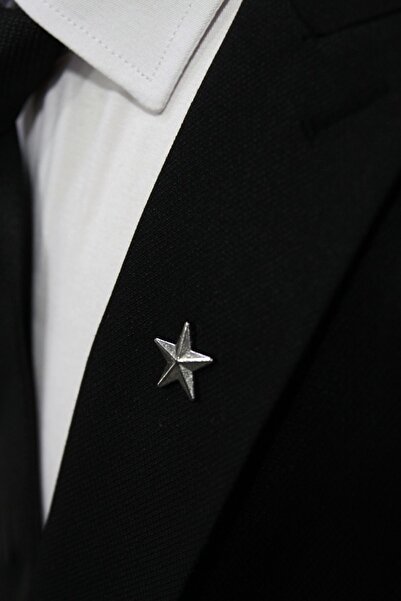 Genel Markalar Yıldız Figürlü Ceket Yaka İğnesi Broş Rozet