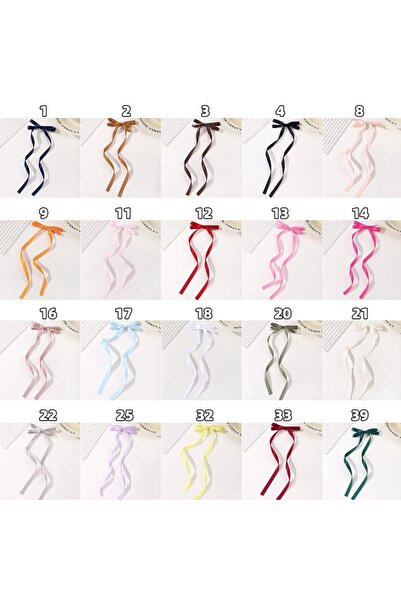 LO ADORO 6 إبزيم رفيع على شكل فيونكة - تحتاج إلى اختيار أي لون تريد تقديمه