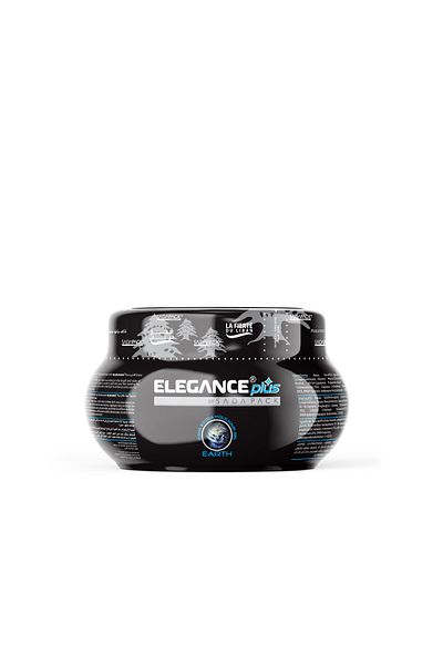 Elegance -Plus Hair Gel - Earth, 500ml | Firm Hold, Non-Sticky, Easy to Wash, Long-Lasting Shine