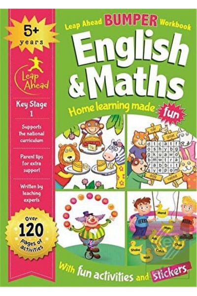 autumn publishing Leap Ahead Bumper Workbook: English & Maths (5+)