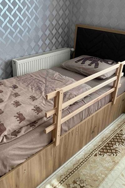 Alyones Wooden Baby Child Bed Protection Barrier Railing Crib Railing 120x45
