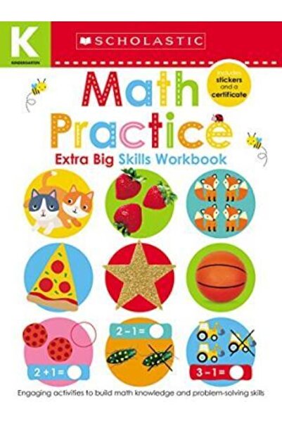 Scholastic Math Practice Early Learners Kindergarten Extra Big Skills Workbook