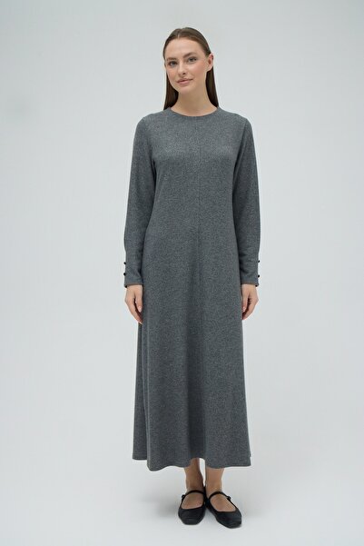 GİZZEY 21223 Knitwear Long Dress
