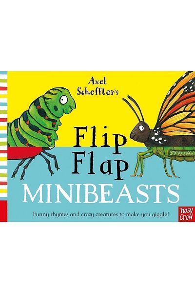 Nosy Crow Axel Scheffler's Flip Flap Minibeasts| كتاب الأطفال المصور باللغة الإنجليزية لعمر 0-3 سنوات