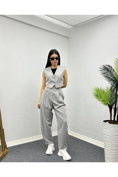 deqfashion 2 Piece Set Vest and Trousers