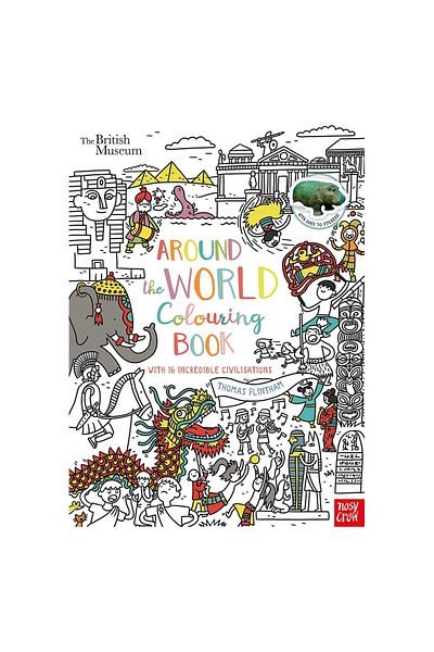 Nosy Crow كتاب الألوان الأنيق مع جولة حول العالم
