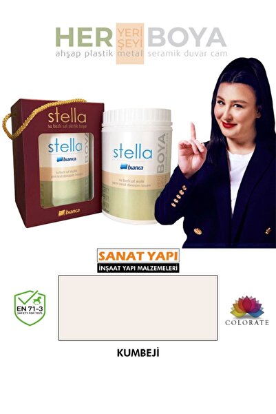 Bianca Stella Su Bazlı Akrilik Boya Kumbeji