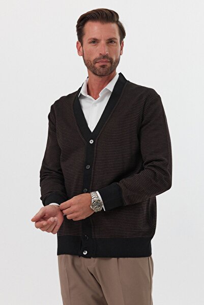 Livio Ferri Ανδρική Ζακέτα Πλεκτά - Standard Fit, Πουλόβερ με τσέπες