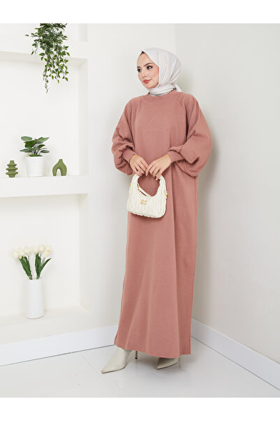 Kirazgym Γυναικείο φόρεμα πλεκτό με μπαλόνι