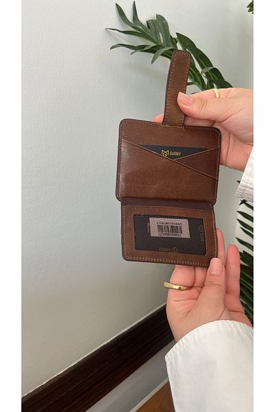 Garniy Мъжки портфейл и картодържател от естествена кожа 1705