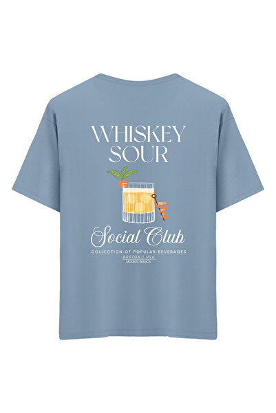 Mounte Bianca Unisex Whisky Sour - Μπλουζάκι Oversize
