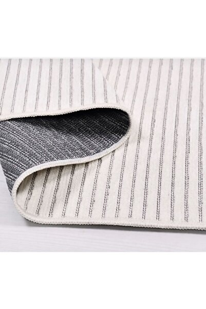 Chenille Carpet Custom Non-Slip Woven Machine Washable Carpet Cream