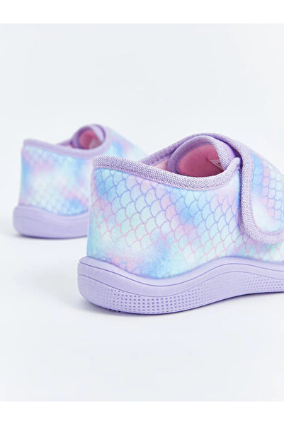 LC Waikiki LCW STEPS Lila Baskılı Baskılı Kız Çocuk Panduf