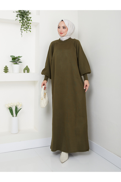 Kirazgym Γυναικείο φόρεμα πλεκτό με μπαλόνι