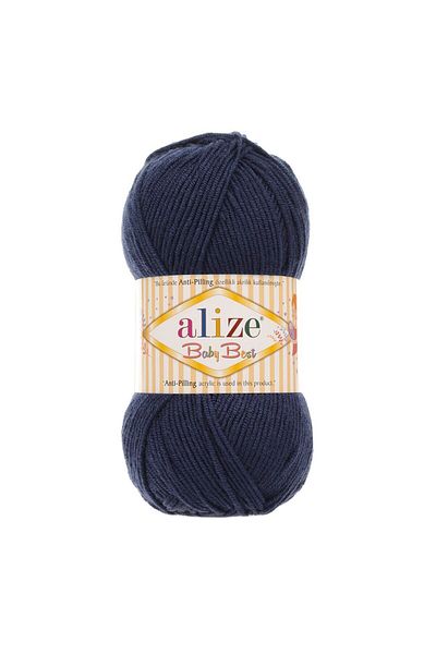 Alize 5 Τεμάχια Baby Best 58 Navy Blue 10% Bamboo - 90% Acrylic (αντιπηκτικό ακρυλικό) / 100 Gr - 240 M
