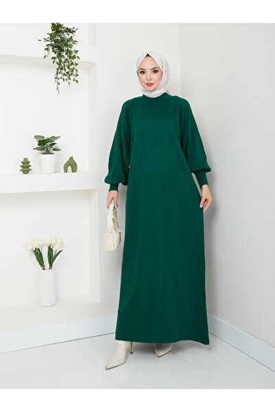 Kirazgym Γυναικείο φόρεμα πλεκτό με μπαλόνι