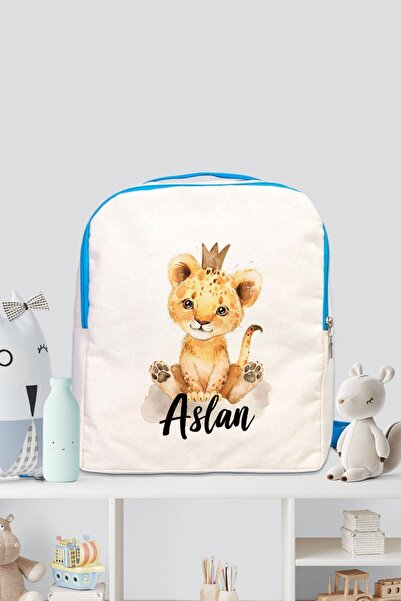 Lilabio İsme Özel 0-7 Yaş Erkek Çocuk Sırt Çantası Anaokulu Kreş Çantası