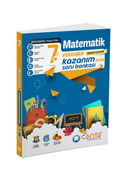 Çanta Yayıncılık Çanta Yayıncılık 7 Sınıf Kazanım Matematik Soru Bankası 2024