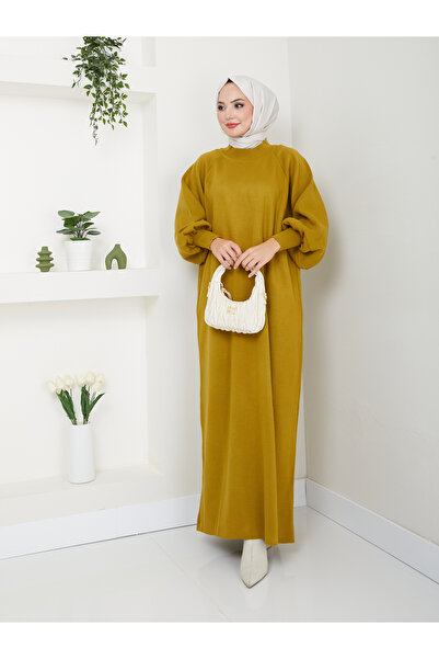 Kirazgym Γυναικείο φόρεμα πλεκτό με μπαλόνι