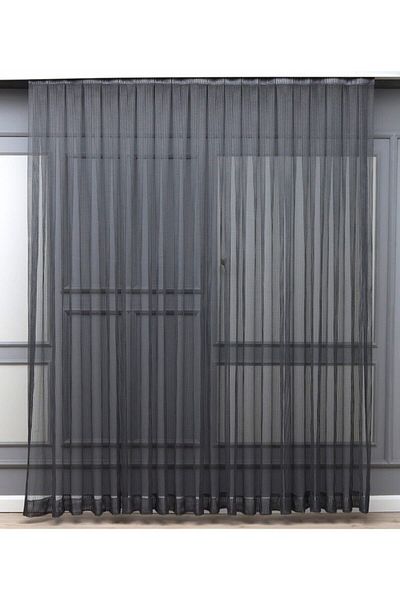 LEVENT ÖZEL Close Pleated Raschel Tulle Background Curtain Living Room and Bedroom Curtain