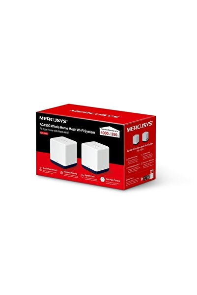 Mercusys Halo H50G(2-pack) Çift Bantlı Ac1900 Tüm Ev Mesh Wi-fi Sistemi