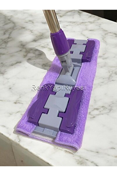 RENK YAPI RÜYASI Mop, cam-duvar-zemin, tüm yüzeyler için uygun, mikrofiber ye...