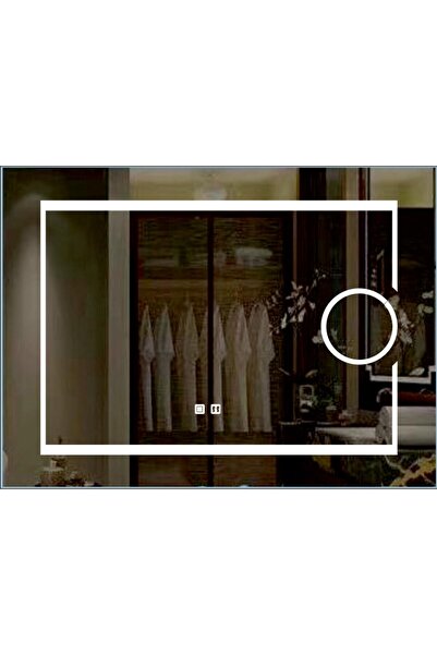 visenza Freddo Ledli Büyüteçli Ayna 70x120