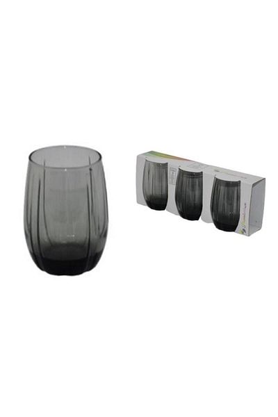 Paşabahçe Linka 3-Piece Gray Water Cup - 240 Cc