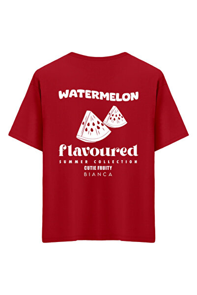 Mounte Bianca Unisex lubenica - Oversize kroj T-shirt