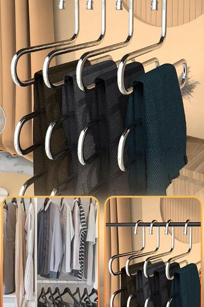 MasterCar Snake Inside Closet 5 στρώσεων Παντελόνι Κρεμάστρα με κασκόλ |   Κρεμάστρα για παντελόνι 5 στρώσεων Κρεμάστρα 5 στρώσεων