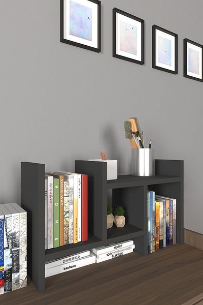 Mirobi Arles 2 - Table Organizer with Adjustable Shelf and Two Shelves