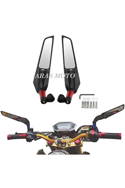 Genel Markalar Katlanır Kanat Dikiz Ayna Scooter Ve Gidondan Aynalı Tüm Motos...