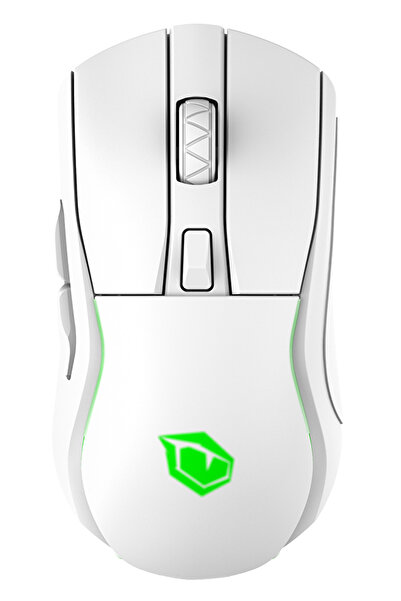 Pusat Reflex Pro 16000 DPI 400 IPS Yüksek Performanslı Kablosuz RGB Oyuncu Mouse- Beyaz