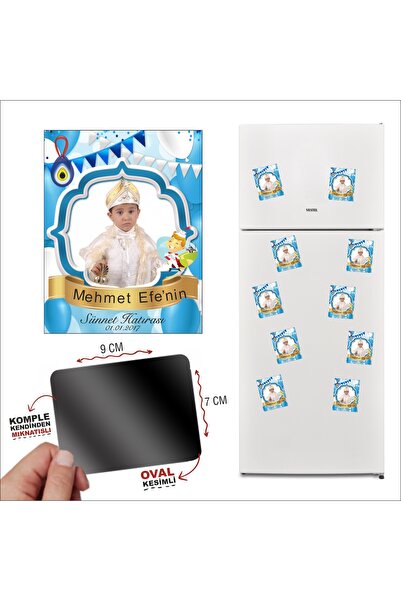 CiciMagnet Kişiye Özel Sünnet Temalı Hediyelik Magnet10 Adet