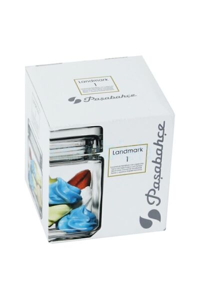 Paşabahçe Landmark Kavanoz 6 Adet Küçük Boy Cam Kapaklı Saklama