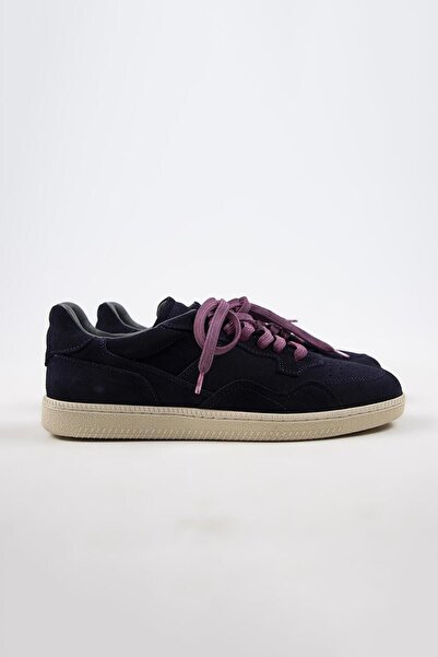 Krahe Чоловічі кросівки Zeus синього кольору - натуральна шкіра, ручне фарбування, шнурівка та запасні шнурки