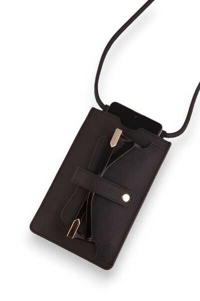 iyonk home Genuine Leather Glasses and Case - Card Holder and Phone Holder (i...